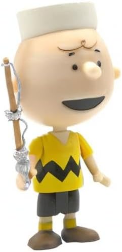 Super7 Peanuts Camp Charlie Brown 3.75 in Reaction Figure