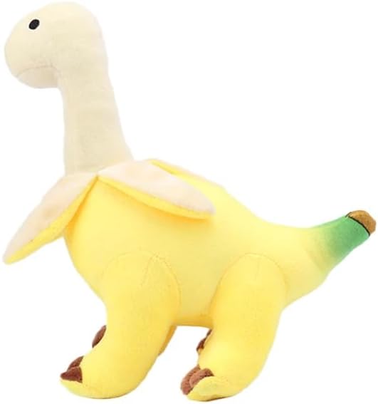 11'' Banana Dinosaur Plush Toy, Yellow Dinosur Stuffed Animal, Soft and Creative Hybrid Design, for Kids and Friends, Ideal for Birthdays, Christmas, Children's Day