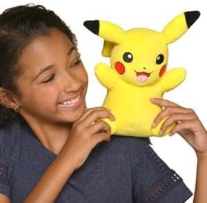 Pokemon 8" Pikachu & Squirtle Plush 2-Pack - Generation 1 Starter - Officially Licensed - Authentic Soft Stuffed Animal Toy Figures - Gift for Kids, Boys, Girls - 2+