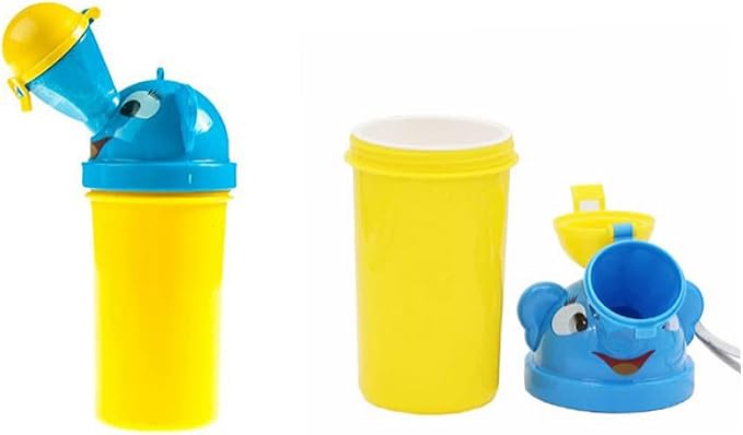 Portable Kids Travel Urinal Emergency Toilet Potty Leak Proof Children Pee Training Cup for Boys Blue Hygiene Sanitation