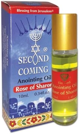 Ein Gedi - Israel Original Second Coming Anointing Oil - 0.34 Fl.Oz (10ml) (Rose of Sharon)