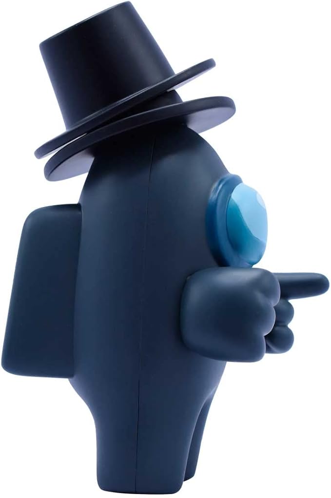 Among Us Series 2 7″ Black Crewmate with Top Hat – Official Just Toys Collectible Figure