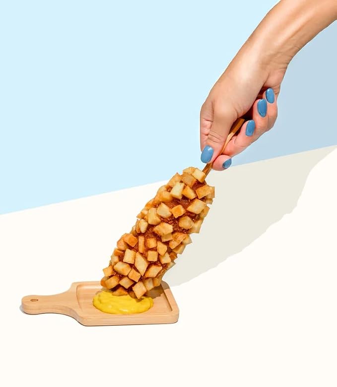 Original Mochi Corn Dog Mix - 4.5lbs - Crispy Chewy Fried Dough, Add Water, Cheese, Potatoes