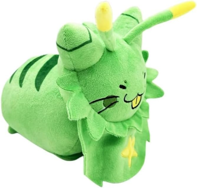 Gnarpy Plush, Regretavator Gnarpy Alien Cat Plush Toys Give Fans and Friends Beautifully Plushie Doll Gifts (Green)