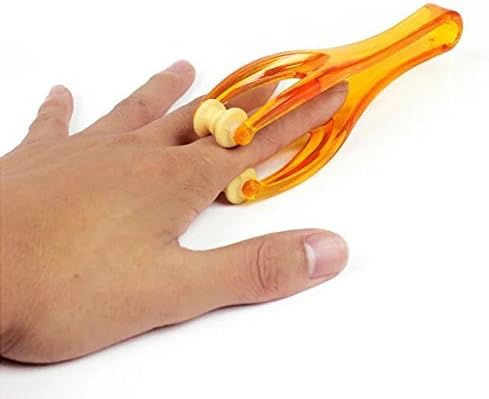 eyxformula 2 Finger Massager Roller & 5 Acupressure Rings - Arthritis Pain Relief & Trigger Finger Therapy Tool - Manual Hand Circulation Massagers for Carpal Tunnel, Rock Climbing Recovery & Gifts