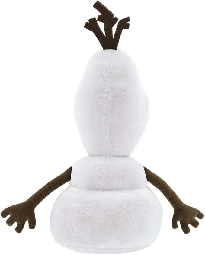 DISNEY STORE Olaf Medium Soft Toy for Kids, Cuddly Character with Fuzzy Texture and Embroidered Details, Satin Tooth, Disney Plushy Suitable for All Ages
