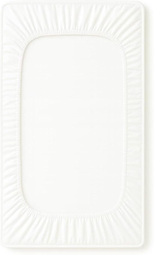 Quilted Mattress Pad Topper for 31x39 Playard – Soft Fitted Protector with Elastic Edges | Breathable, Hypoallergenic & Machine Washable | Compatible with Maxi COSI Swift | Made in USA by SheetWorld