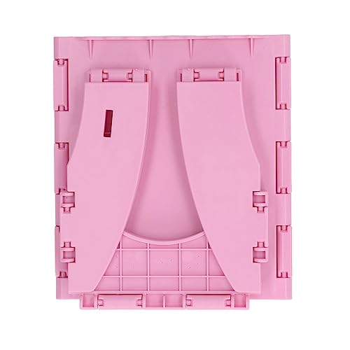ZJchao Folding Travel Potty, Portable Lightweight Foldable Toddler Potty Toilet Camping Travel Fold Up Toilet Seat with Trash Bag Storage Bag and Strap for Long Distance Driving Tourism(Pink)