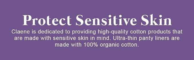 Claene Organic Cotton Cover Pads, Cruelty-Free, Menstrual Large Pads for Women, Unscented, Breathable, Vegan, Natural Sanitary Napkins with Wings (Large, 14 Count)