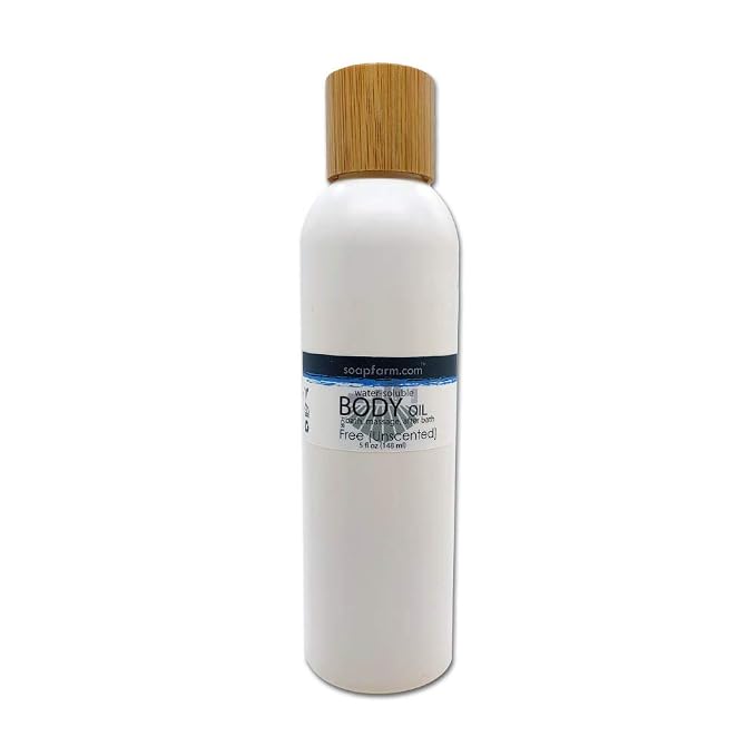Body and Massage Oil, Water-Soluble, 5 oz., Unscented