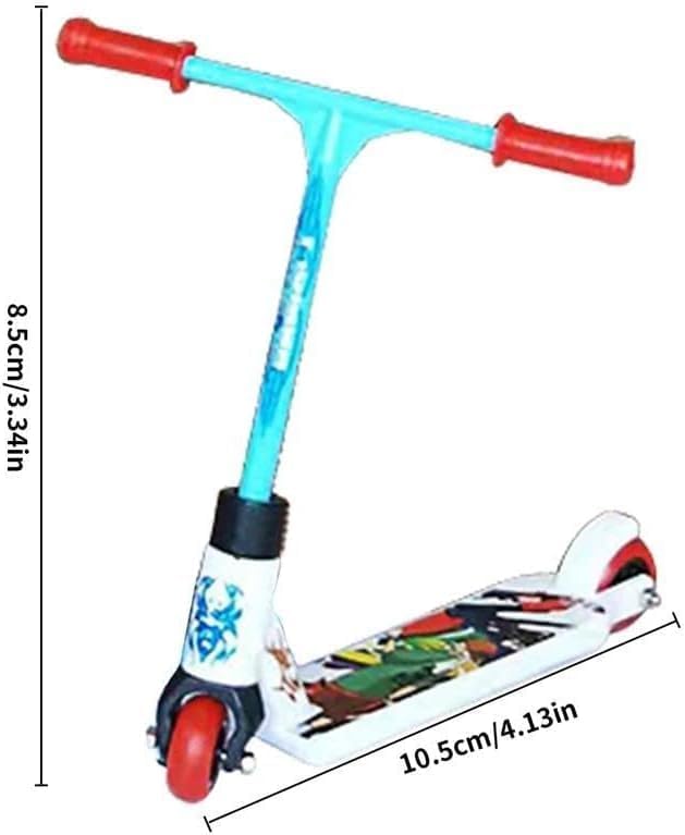1PC Mini Finger Scooter Two Wheel Scooter Children's Finger Training Toys Mini Finger Skateboards Finger Toys Tech Deck Skatepark,Novelty Toys and Amusements (Blue Random)