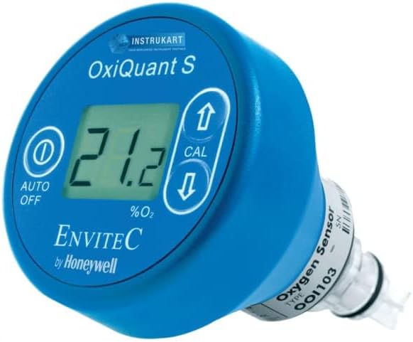 Digital OxiQuant S Portable Oxygen Analyser (0 to 100% Vol) | Oxygen Concentration Monitor | High Accuracy Oxygen Analyzer | Oxygen Purity Tester | O2 Quality Tester | Model: OxiQuant Sgas Monitoring
