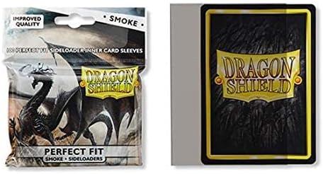 5 Packs Dragon Shield Inner Sleeve Sideloader Smoke Standard Size 100 ct Card Sleeves Value Bundle!