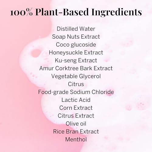 Pixie Feminine Wash – Foaming Cleaner with Natural Ingredients – More Foam Wash in Bottle Than Other Brands – pH Balanced & Plant Based – For Your Menstrual Cups and Discs, TSA Approved 2.5 fluid oz