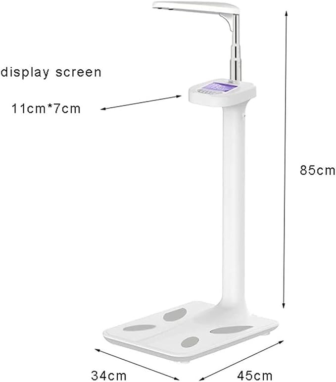 Multifunction Body Weight Scale, Electronic Height and Weight Scale, High Precision Sensor, Suitable for Gym,