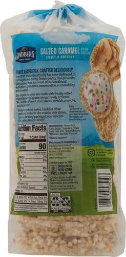 Lundberg Org Rice Cakes Sltd Crml 10.5 OZ (Pack of 4)