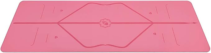 Liforme Travel Yoga mat – Patented Alignment System, Warrior-Like Grip, Non-Slip, Eco-Friendly, Ultra-Lightweight and Sweat Resistant, Made with Natural Rubber