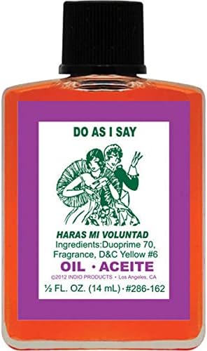 Indio Products Do As I Say Oil 1/2 fl. oz.