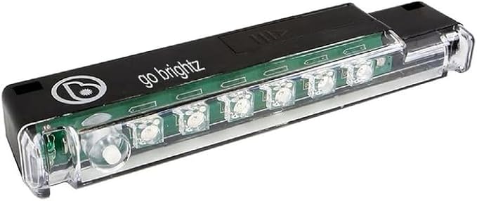 Brightz GoBrightz LED Bike Frame Light - Glowing Bike Underglow Light Bar for Night Riding - 4 Modes Flashing or Steady Glow - Cool Bicycle Lights for Kids, Teens & Adults - Be Cool, Be Safe, Be Seen