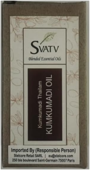 KUMKUMADI Essential Oil Therapeutic Grade Aromatherapy Oils Fragrance Oil for Diffuser Yoga Massage & DIY Personal Care 10 ml