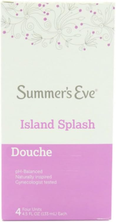 Summer's Eve Feminine Cleansing Douche Duo for Freshness and Odor Control, Island Splash and Extra Cleansing Vinegar and Water, pH Balanced, 4 Count Each (Variety Pack)
