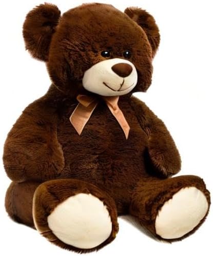 HollyHOME Teddy Bear Plush Giant Stuffed Animal Teddy Bear Love 36 inch Chocolate