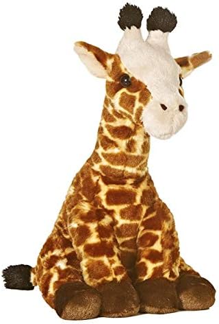 Aurora World Destination Nation Giraffe Plush, 15" Gift Set Collection (Finger Puppet Gift Set)