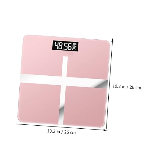 Healeved Rechargeable Battery Digital Scale for Body Weight Led Display Home Fitness Scale