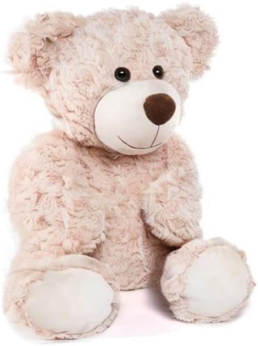 Tezituor Brown Beige Teddy Bear Stuffed Animal - 24 inches Teddy Bear Plush Toy for Boys and Girls