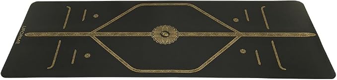Liforme Travel Yoga mat – Patented Alignment System, Warrior-Like Grip, Non-Slip, Eco-Friendly, Ultra-Lightweight and Sweat Resistant, Made with Natural Rubber