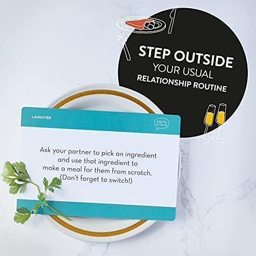 Flowjo Couple Bucket List Games for Game Night – Couples Games Card Games with 100 Original Date Night Ideas – His and Hers Fun Games – Ideal for Reconnecting, Newlyweds