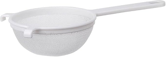 HIC Kitchen Double-Ear Fine Mesh Strainer, BPA-Free, 5.5-Inch, For Sifting Baking Ingredients, Straining, And Draining Soups, Sauces, And Stocks