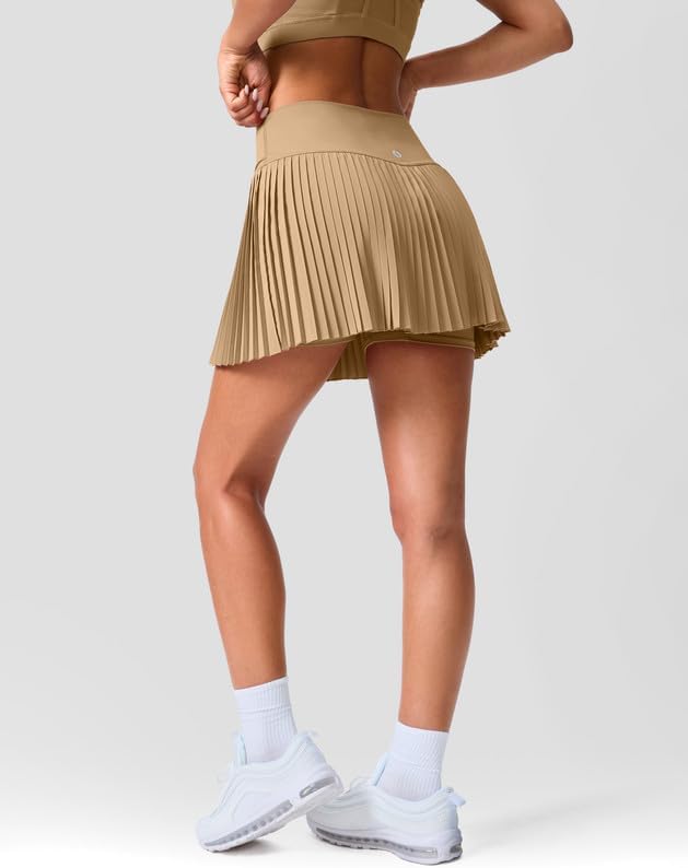 Pleated Tennis Skirt for Women with Pockets Shorts Women's High Waisted Lightweight Athletic Golf Skorts Skirts