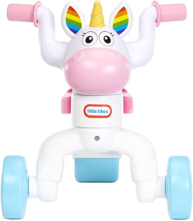 Little Tikes Go & Grow Unicorn Indoor & Outdoor Ride-On Scoot for Preschool Kids Toddlers and Children to Develop Motor Skills for Boys Girls Age 1-3 Years, Large