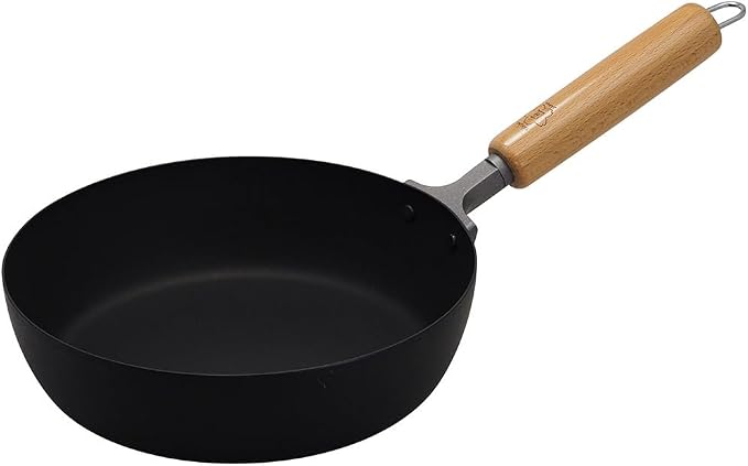 Takumi MGFR20 Frying Pan, Made in Japan, 7.9 inches (20 cm), Induction Compatible, Magma Plate, Iron
