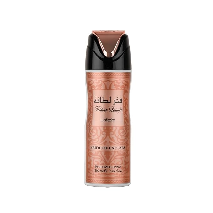Lattafa Fakhar – Floral, Fruity, Musky, Sweet – Perfumed Deodorant Spray for Women, 6.67 Ounce / 200 ml