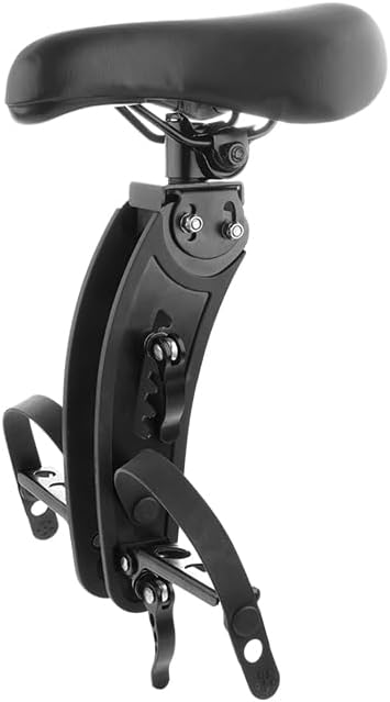 Himiway Kids Bike Seat with Handlebar, Detachable Front Mounted Child Bicycle Seats with Foot Pedals for Children 2~5 Years, Toddler Bike Seat Attachment for Adult Bike Mountain Bike