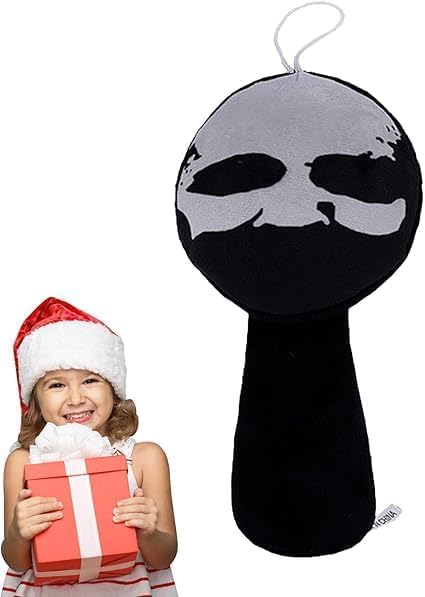 Sprunky Plush Toys Sprunky Wenda and Gray Plushies Sprunky Plushes Soft and Funs Stuffed Toys Dolls for Fans and Friends Birthday for Girls Boys (Drak Black)