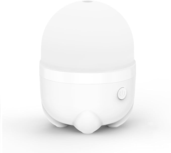 SEEDSEEL 150ML Battery Powered Essential Oil Diffuser, Built-in Rechargeable Battery, 7 Hours Run Time,Portable Cordless Aromatherapy Air Diffuser with 7 LED Color Changing Lights (White)