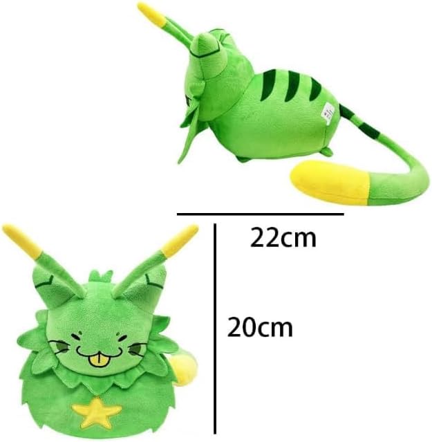 Gnarpy Plush, Regretavator Gnarpy Alien Cat Plush Toys Give Fans and Friends Beautifully Plushie Doll Gifts (Green)