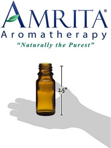 AMRITA Aromatherapy: Pure Joy Synergy Essential Oil Blend - USDA Certified Organic Essential Oil Blend of Bergamot, Ylang ylang Extra, Lavender Extra, & Pink Grapefruit - Pure & Undiluted -Size: 10ML