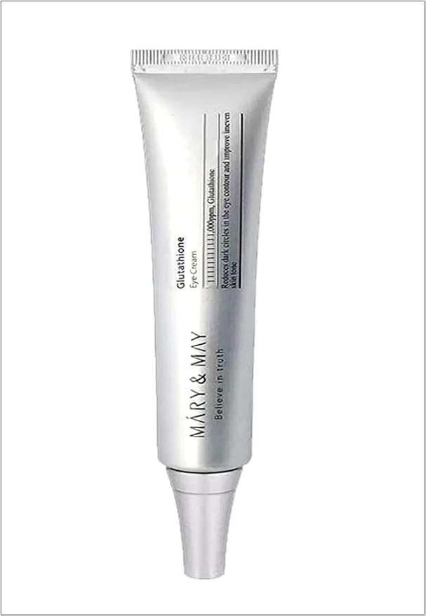 Korean Beauty Mary and May eye cream 12 g mini pack,Glutathione & Niacinamide eye cream, Brightens dark circles