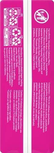 Carefree Panty Liners for Women, Regular, Wrapped, Unscented, 54ct (Pack of 2)