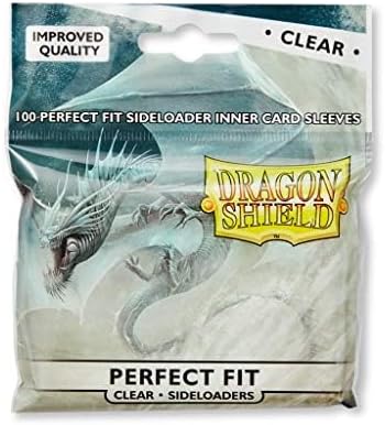 5 Packs Dragon Shield Inner Sleeve Sideloader Clear Standard Size 100 ct Card Sleeves Value Bundle!