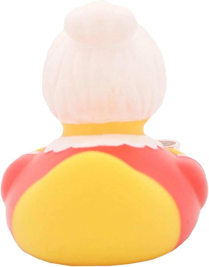 3 Inch Grandma Rubber Duck Bath Toy, Collectable, Car Dashboard Decoration, Vacation Cruising Gift