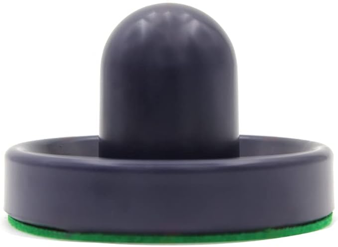 4 Pcs Air Hockey Pushers with 8 Pcs Pucks, Paddles & Goal Handles - Replacement Accessories for Game Tables