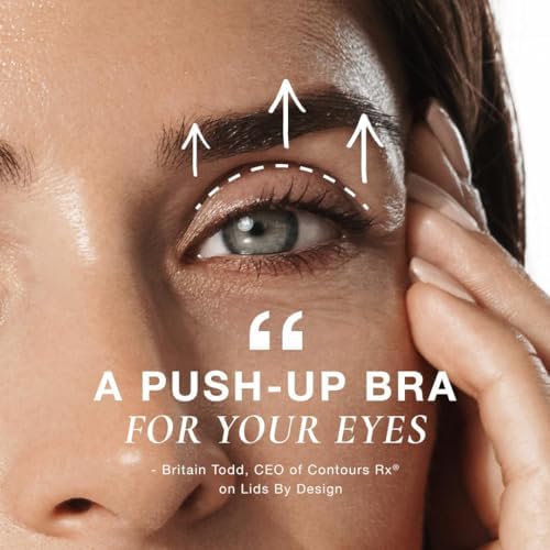 Contours Rx Lids by Design – Assorted Instant Eyelid Lift Strips (N°4–N°7) for Slight to Dramatic Droopy, Hooded & Heavy Lids – Transparent, Medical-Grade, Non-Surgical Eye Lift Tape – 80 Count