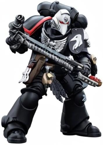 JOYTOY 1/18 Warhammer 40,000 Action Figure Raven Guard Intercessors Sergeant Rychas 4Inch Collection Model