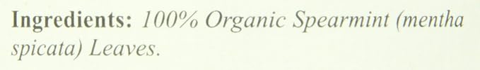 The Tao of Tea, Organic Spearmint Herbal Tea, Loose Leaf, 2 Oz