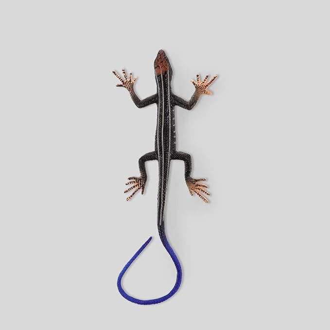 Artificial Lizard Animal Plaything Plastic Simulation Animal Model for Kids Early Education Halloween Party Trick Toy Potted Plant Decoration